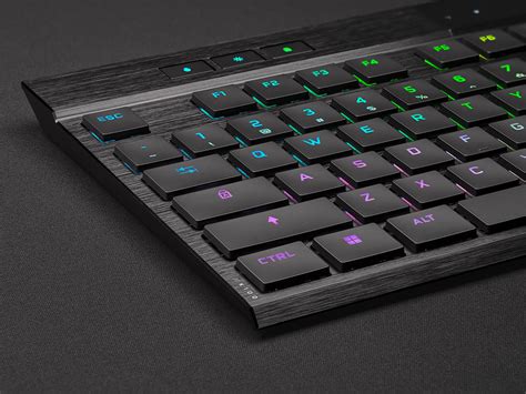 Teclado Mecanico Gamer Corsair K100 Air, RGB, Wireless,。